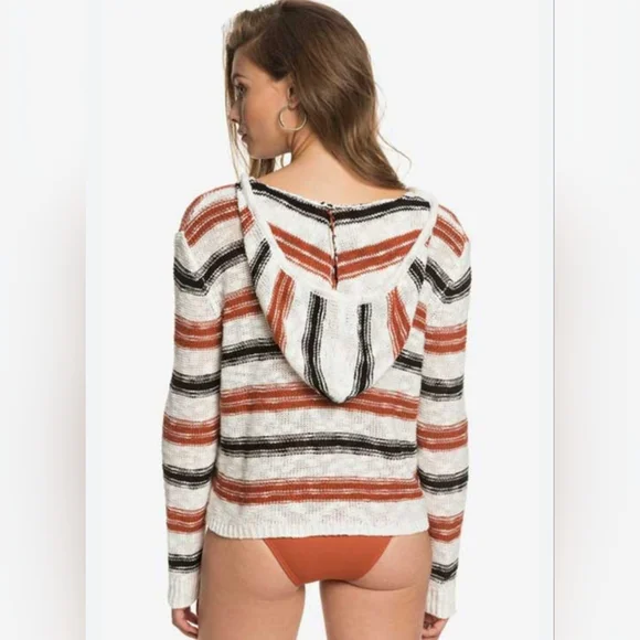 ROXY | Poncho Hoodie Sweater | Small | NWT - Picture 3 of 9